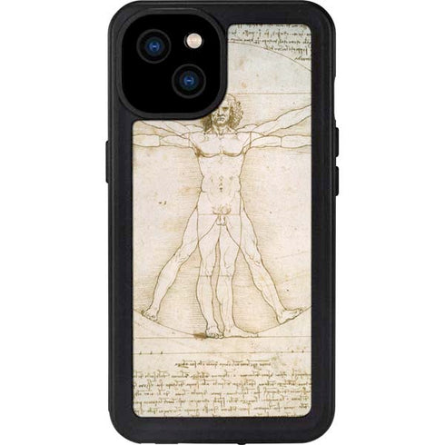 da Vinci - The Proportions of Man by Da Vinci iPhone 15 Plus Waterproof Case